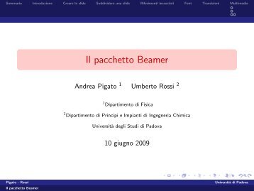 scarica pacchetto beamer